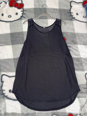 lululemon athletica Black Scoop Neck Tank